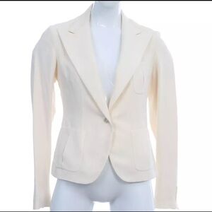 Vintage Ralph Lauren Collection Silk Jacket Purple Label Blazer Size 8 $2000